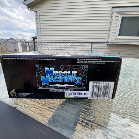 NIB West Coast Choppers Jesse James El Diablo Rigid Grey Die Cast 1:18 Scale - Picture 9 of 9